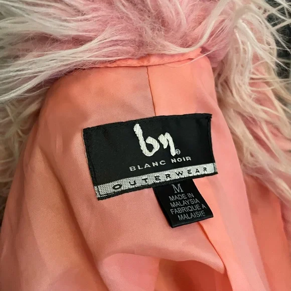 Vintage Pink Faux Fur Coat Bratz style - Picture 11 of 11